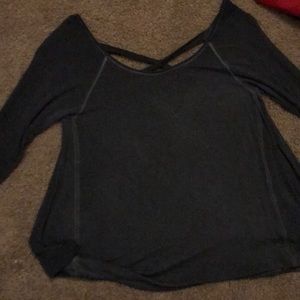 Grey 3/4 sleeve soft & sexy tee